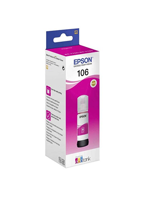 Epson 106-C13T00R3 Orijinal Kırmızı Mürekkep