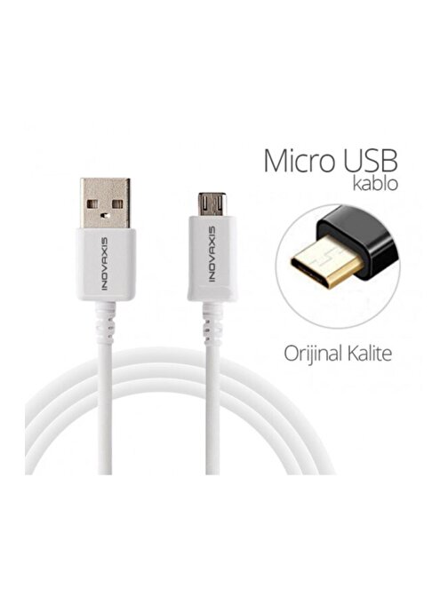 Inovaxis Universal 3A Micro USB Hızlı Şarj Data Kablosu