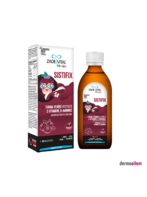 Zade Vital Miniza Sistifix Cranberry 150 Ml