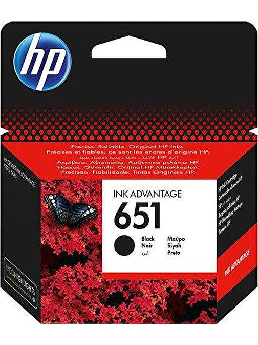 Hp 651 C2P10Ae Orijinal Siyah Kartuş