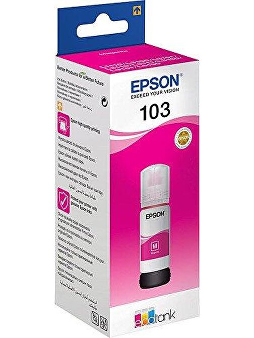 Epson T103 C13T00S34A Orijinal Kırmızı Kartuş 65 Ml