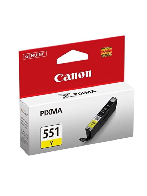 Canon Clı-551Xl Ip7250 - Mg5450 - Mg6350 Orijinal Sarı Kartuş