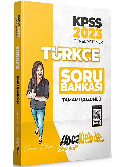 Hocawebde Yayınları 2023 Kpss Türkçe Tamamı Çözümlü Soru Bankası