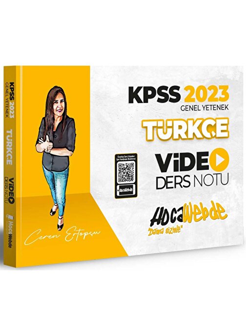 Hocawebde Yayınları 2023 Kpss Türkçe Video Ders Notu