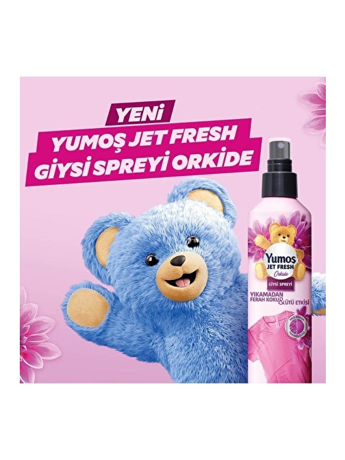 Yumoş Jet Fresh Giysi Spreyi Orkide 200 ml