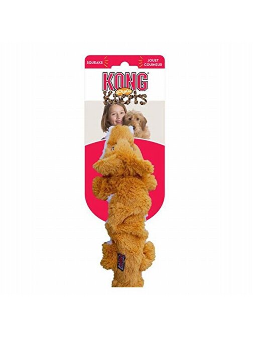 Kong Knots Tilki Peluş Köpek Oyuncağı Medium Large 39 cm