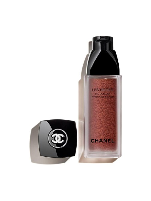 Chanel Les Beiges Water Fresh Doğal,Parlatıcı Likit Allık Pembe - Deep Bronze