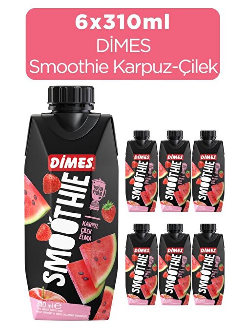 Dimes Smoothie Karpuz Çilek Ve Elma 6X310 ml