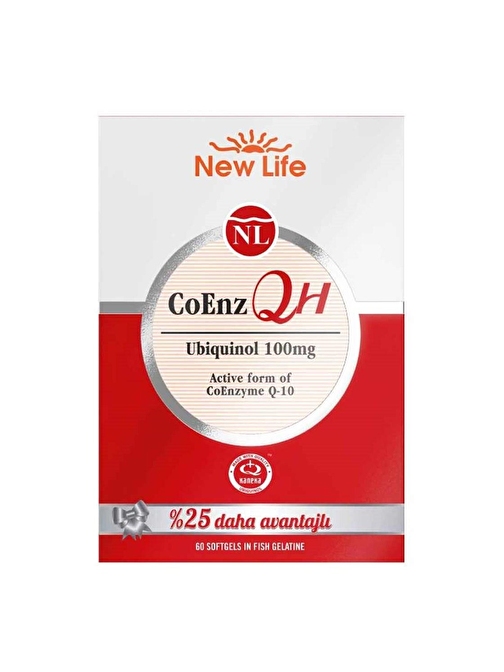 New Life Coenz Qh 100 Mg 60 Yumuşak Kapsül