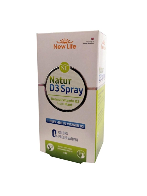 New Life Natur D3 400 Iu Spray 10 Ml