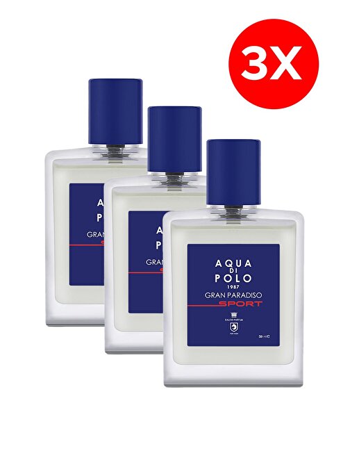 Aqua Di Polo 1987 Gran Paradiso Sport 50 ml Edp 3'lü Erkek Parfüm Setleri