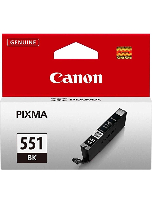 Canon Clı-551Bk 6508B001 Orijinal Siyah Mürekkep Kartuş