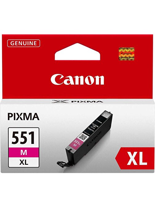 Canon Clı-551M 6445B001 Orijinal Kırmızı Mürekkep Kartuş