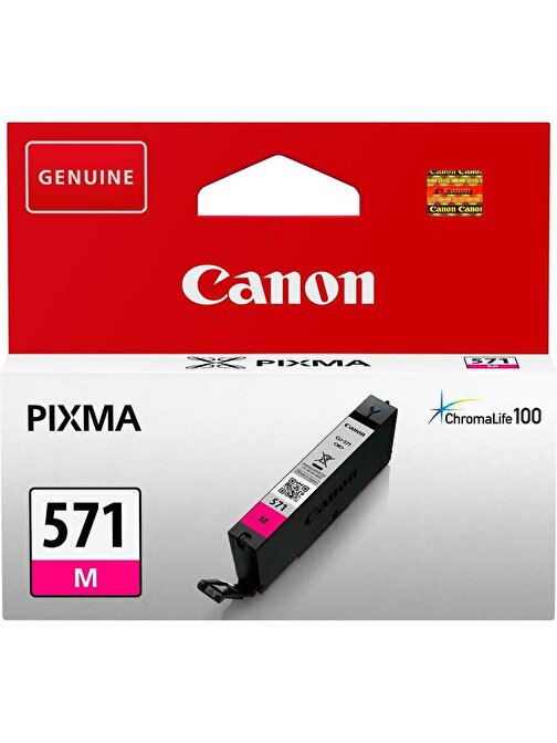 Canon Clı-571M 0387C001Aa Orijinal Kırmızı Mürekkep Kartuş