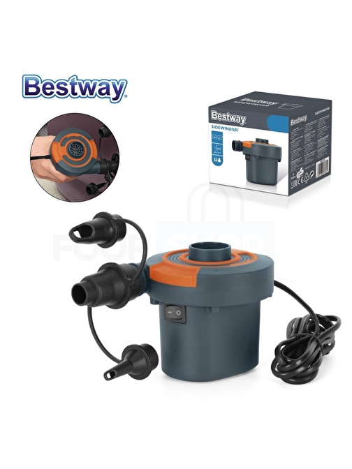 Bestway 62139 Siyah Şişirme Pompası 0 - 3 Yaş