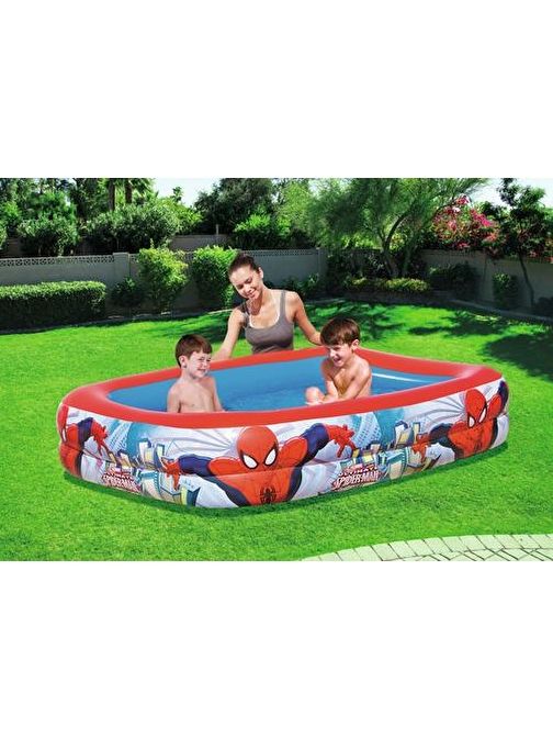 Bestway Bestway 98011 Spiderman Temalı Havuz-201X150X51 Cm