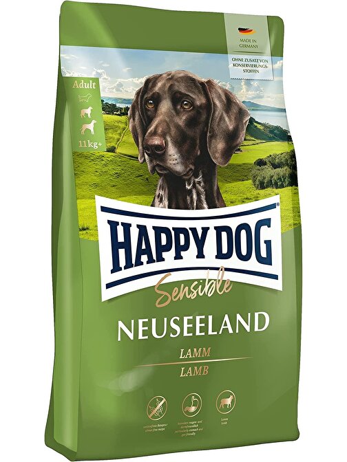 Happy Dog Neuseeland Kuzu Etli Köpek Maması 12.5 Kg