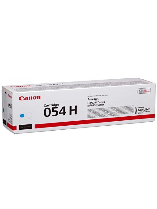 Canon CRG-054H-3027C002 Uyumlu Yüksek Kapasiteli Orjinal Cyan Toner