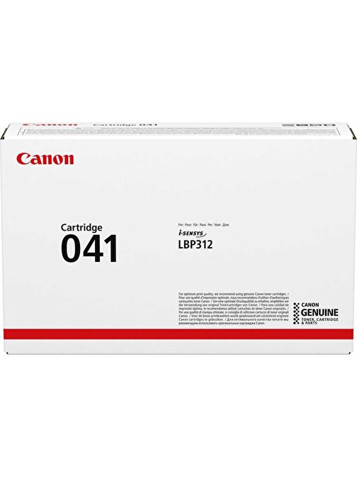 Canon Crg-041 Bk Orijinal Siyah Toner Kartuşu 0452C002