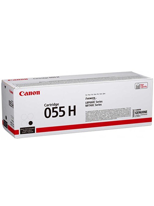 Canon CRG-055H-3020C002 Uyumlu Yüksek Kapasiteli Orjinal Siyah Toner