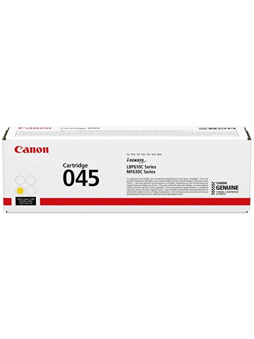 Canon CRG-045-1239C002 Uyumlu Orjinal Sarı Toner