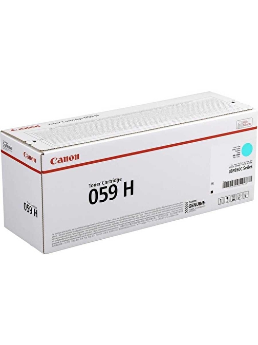 Canon CRG-059H-3626C001 Uyumlu Orjinal Cyan Toner