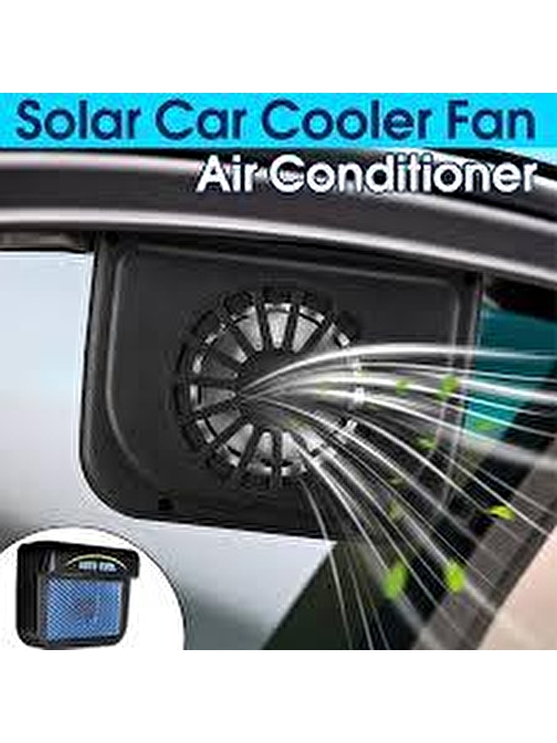 Xmarket Auto Cool Güneş Enerjisiyle Çalışan Araç İçi Soğutucu Fan