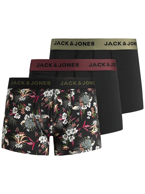 Jack&Jones Siyah Erkek 3'lü Boxer Set 12194284