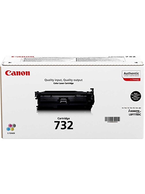 Canon CRG-732-6263B002 Uyumlu Doldurmalı Orjinal Siyah Lazer Toner