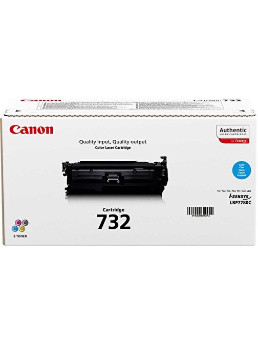Canon CRG-732-6262B002 Uyumlu Doldurmalı Orjinal Cyan Lazer Toner