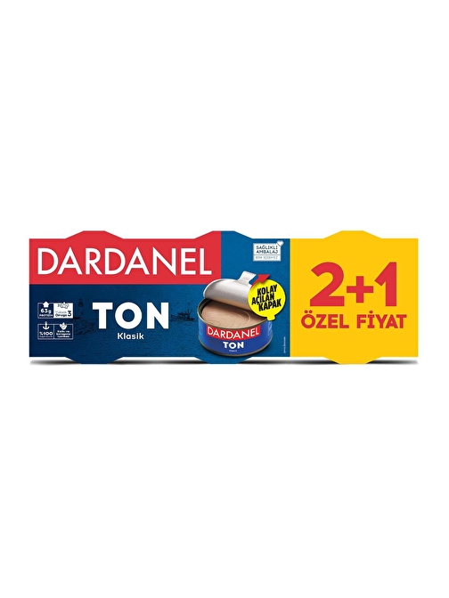 Dardanel Ayçiçek Yağlı Ton Balığı 3x140 gr