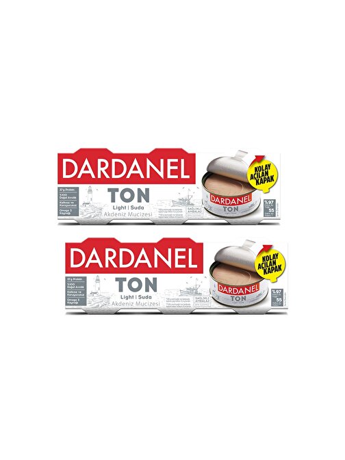 Dardanel Light Ton Balığı 3x75 gr x 2 Adet