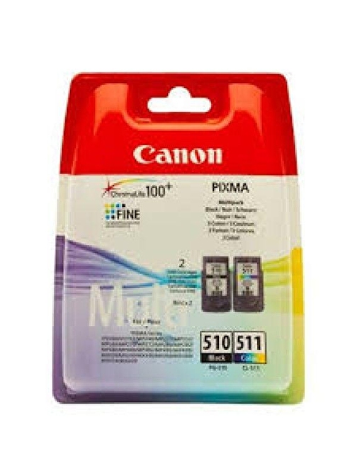 Canon Pg-510 Siyah Ve Cl-511 Renkli Orijinal Mürekkep Kartuş 2'Li Paket 2970B010