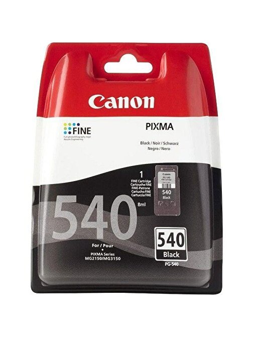 Canon Pg-540 Siyah Orijinal Mürekkep Kartuş 5225B005