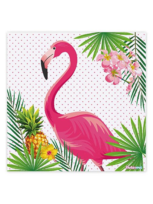 Orhanucuzluk Peçete Flamingo 33 cm ( 20 Adet )