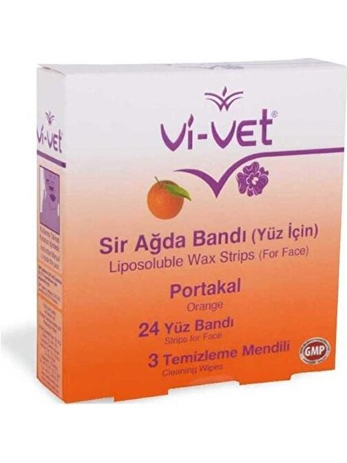 Vi-Vet Sir Ağda Bandı Yüz İçin Portakal
