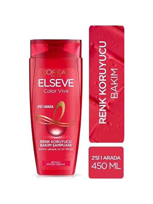 L'oréal Elseve Colorvive Renk Koruyucu Bakım Şampuanı 2'si 1 Arada 450 ml