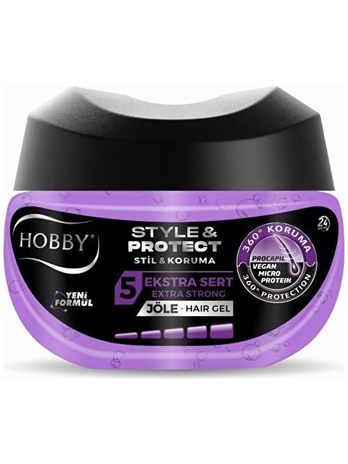 Hobby Style Protect Ekstra Sert Tutuş Saç Jölesi 250ml