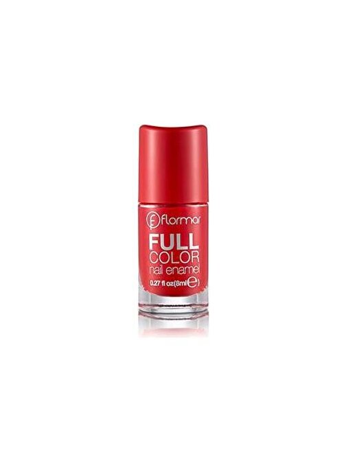 Flormar Full Color Naıl Enamel Fc08 Optımıstıc Red