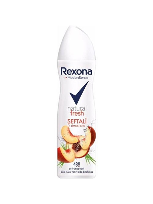 Rexona Natural Fresh Şeftali & Limon Otu 150 Kadın Beyaz Deodorant 150 Ml