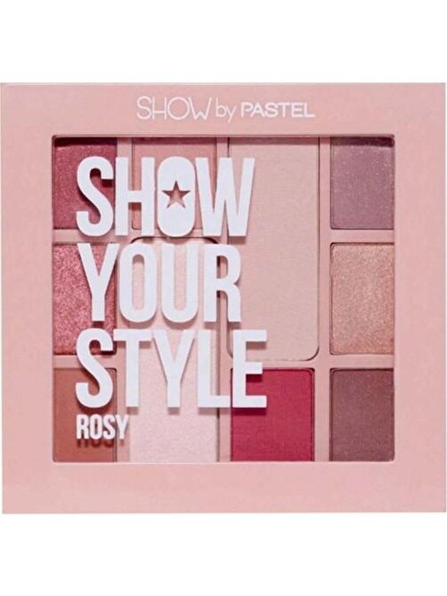 Pastel Show Your Style Rosy Rosy Glitter Göz Farı Paleti
