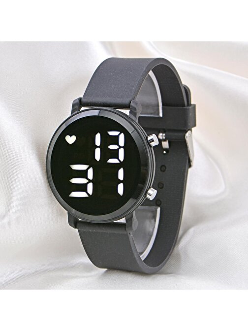 Büyük Kasa Tuşlu Led Kadın Unisex Dijital Kol Saat Bileklik ST-304114