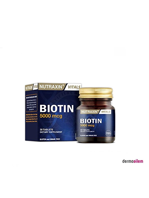 Nutraxin Biotin 5000 Mcg 30 Tablet