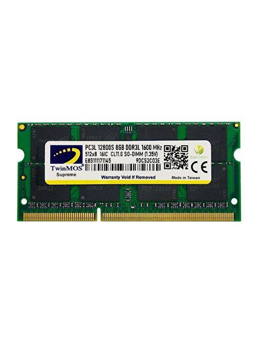 Twinmos MDD3L8GB1600N 2 GB CL11 DDR3 1x8 1600 Mhz Ram
