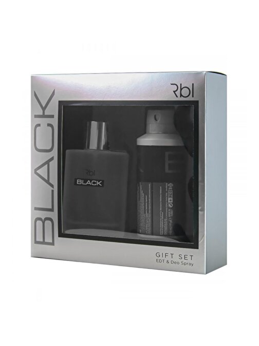 Rebul Black Erkek Parfüm EDT 90 ml + Deodorant Spray 150 ml 2'li Parfüm Setleri
