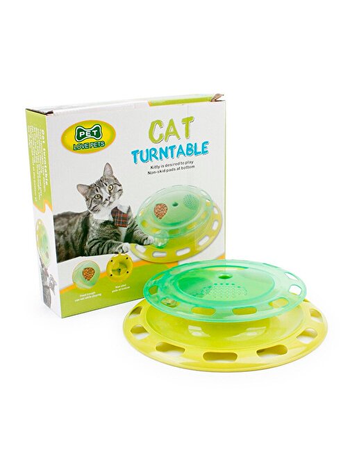 Sole Ödüllü Kedi Mama Kabı - Cat Turntable - Eğlenceli Kedi Oyuncağı