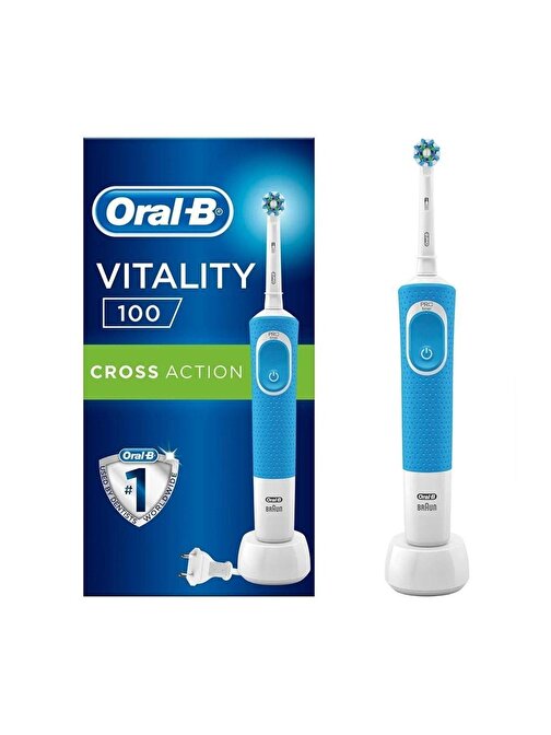 Oral-B Şarjlı Vitality Cross Action Mavi Kutu