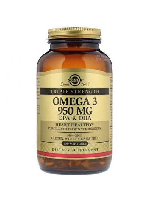 Solgar Omega-3 950 Mg 100 Kapsül