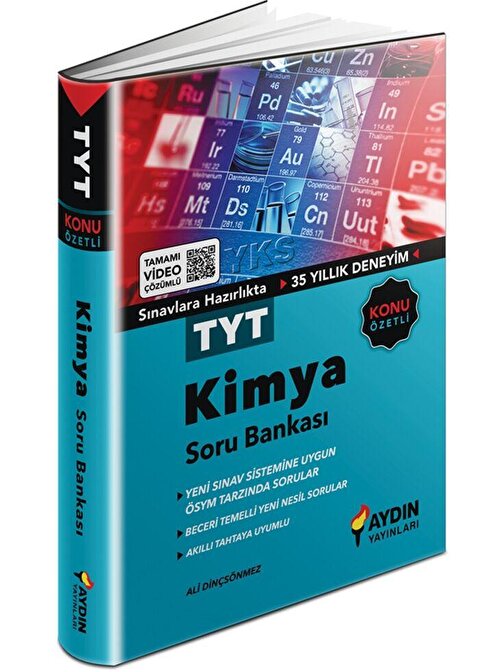 Aydın Yayınları 12. Sınıf TYT Kimya Soru Bankası