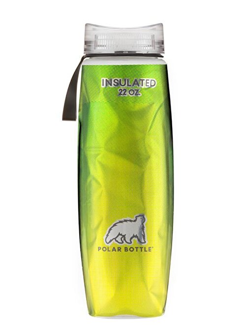 Polar Bottle Ergo Insulated Halftone Termos 0.65 Litre-Yeşil